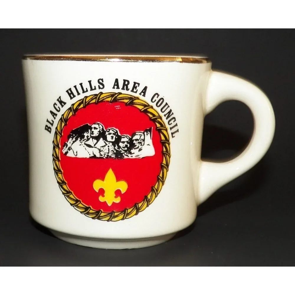 Black Hills Area Council BSA Boy Scouts America Mug Coffee Cup Mount Rushmore SD